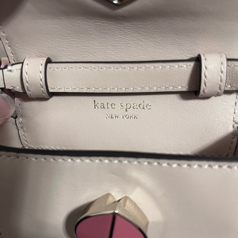 Kate Spade Blush Crossbody Bag with Gold Chain - Picture 4 of 8